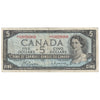 BC-39bA 1954 Canada $5 Beattie-Rasminsky, *I/X, Fine (F12)