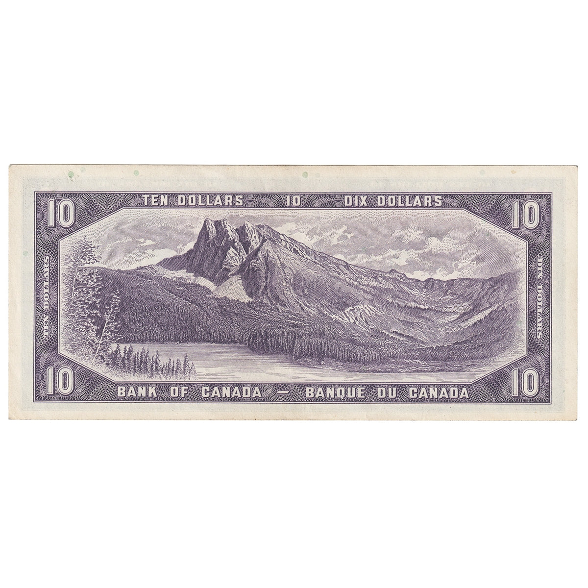 BC-40a 1954 Canada $10 Beattie-Coyne, C/T, EF-AU (EF45)