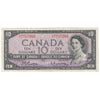 BC-40b 1954 Canada $10 Beattie-Rasminsky, J/T, Very Fine (VF20)