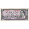 BC-40bA 1954 Canada $10 Beattie-Rasminsky, *A/D, Very Fine (VF20)