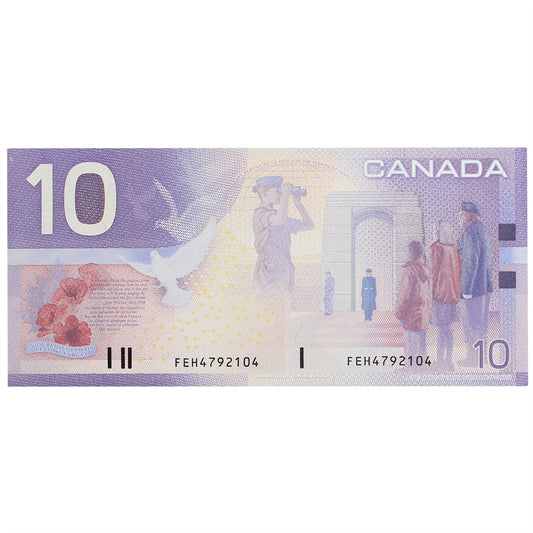BC-63b 2002 Canada $10 Knight-Dodge, FEH, AU-UNC