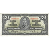 BC-25c 1937 Canada $20 Coyne-Towers, L/E, VF-EF