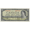 BC-33a 1954 Canada $20 Coyne-Towers, Devil's Face, B/E, VG-F (VG10)