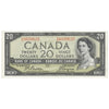 BC-41a 1954 Canada $20 Beattie-Coyne, G/E, Almost Uncirculated (AU50)