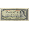 BC-41a 1954 Canada $20 Beattie-Coyne, K/E, Fine (F12)