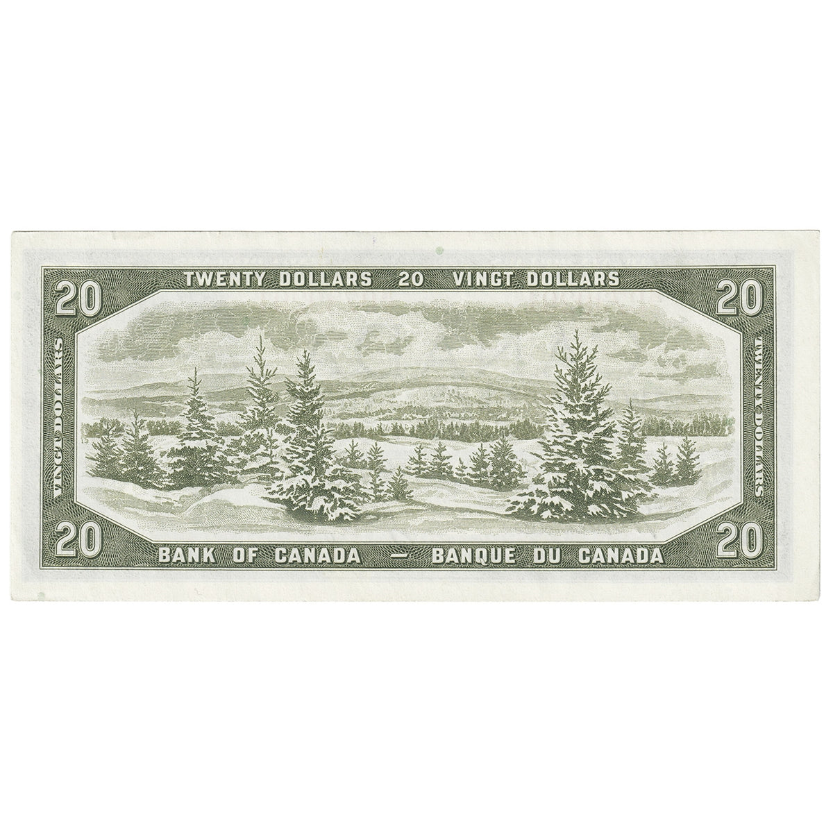 BC-41a 1954 Canada $20 Beattie-Coyne, M/E, AU-UNC (AU55)