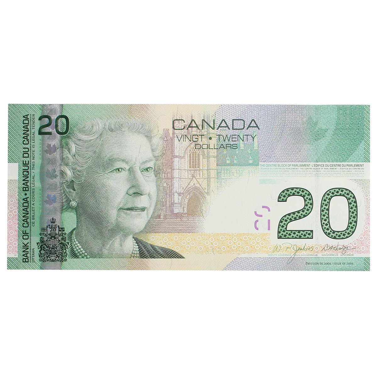 BC-64a 2005 Canada $20 Jenkins-Dodge, ALR, Choice Uncirculated (CUNC63)
