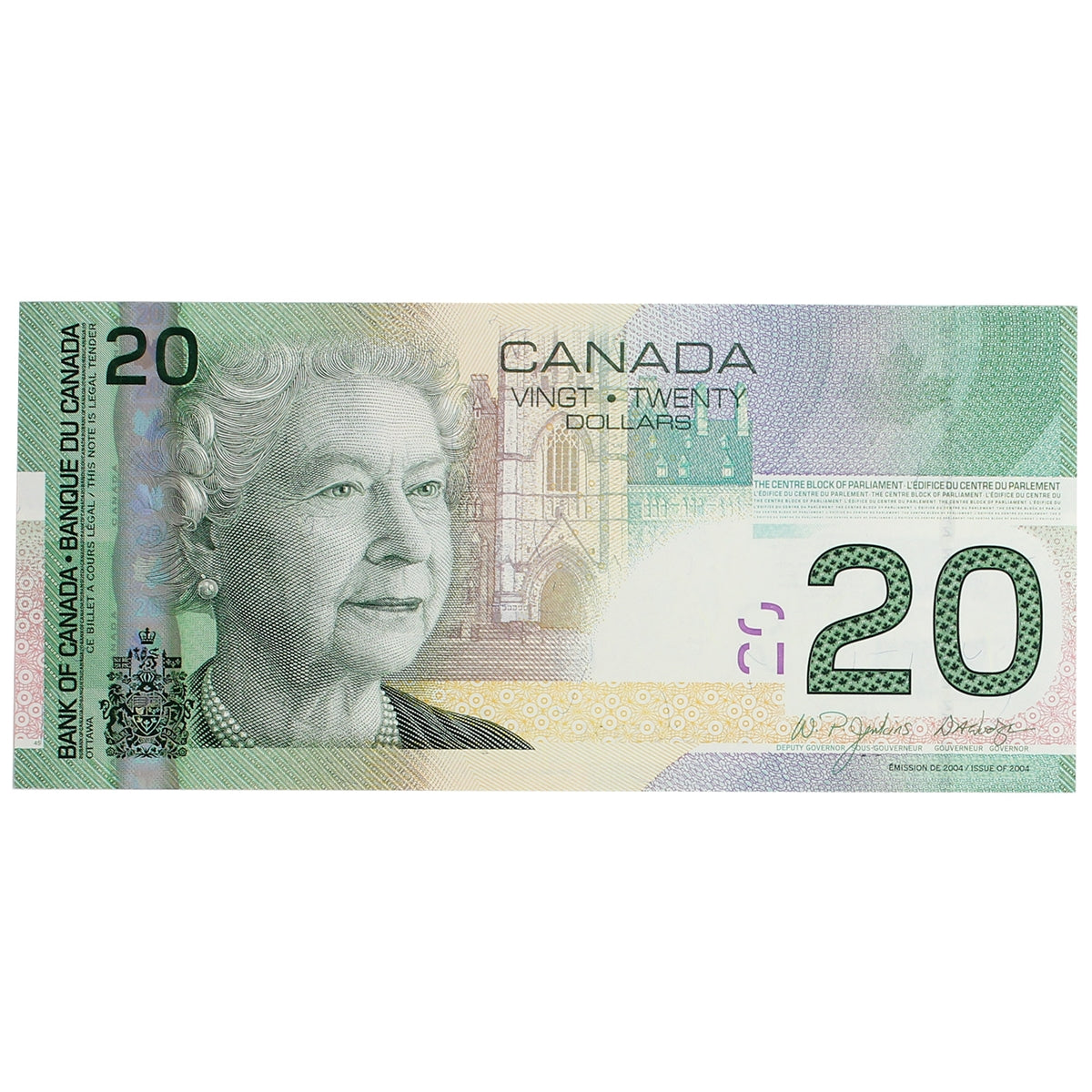 BC-64a-i 2004 Canada $20 Jenkins-Dodge, EYH, AU-UNC