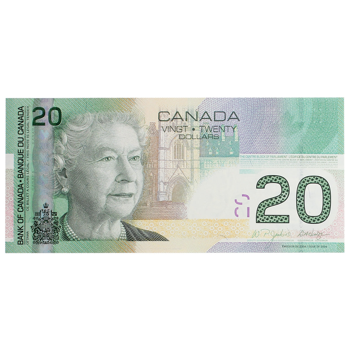 BC-64a-i 2007 Canada $20 Jenkins-Dodge, ELF, Uncirculated (MS60)