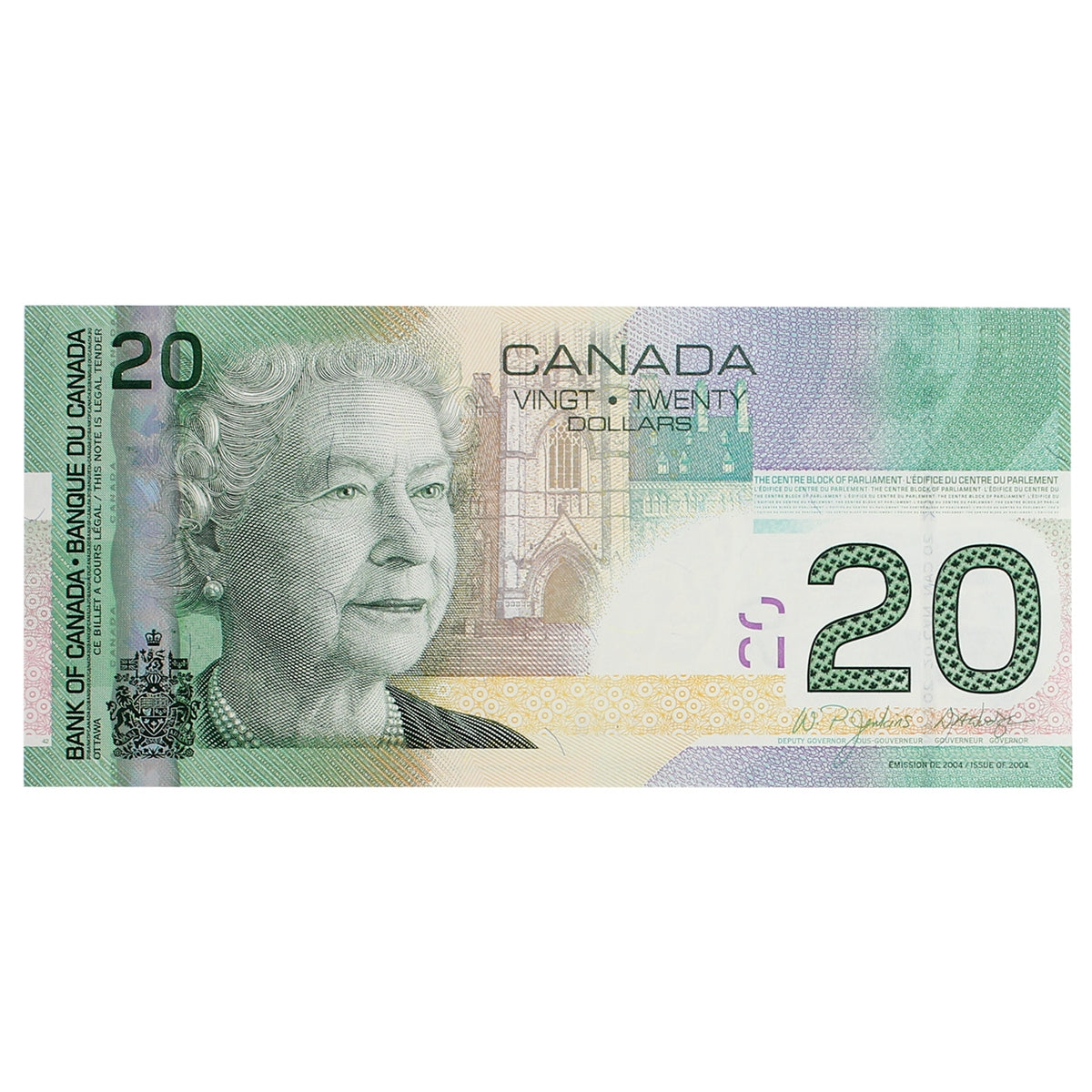BC-64a-i 2007 Canada $20 Jenkins-Dodge, ELK, Choice Uncirculated (CUNC63)