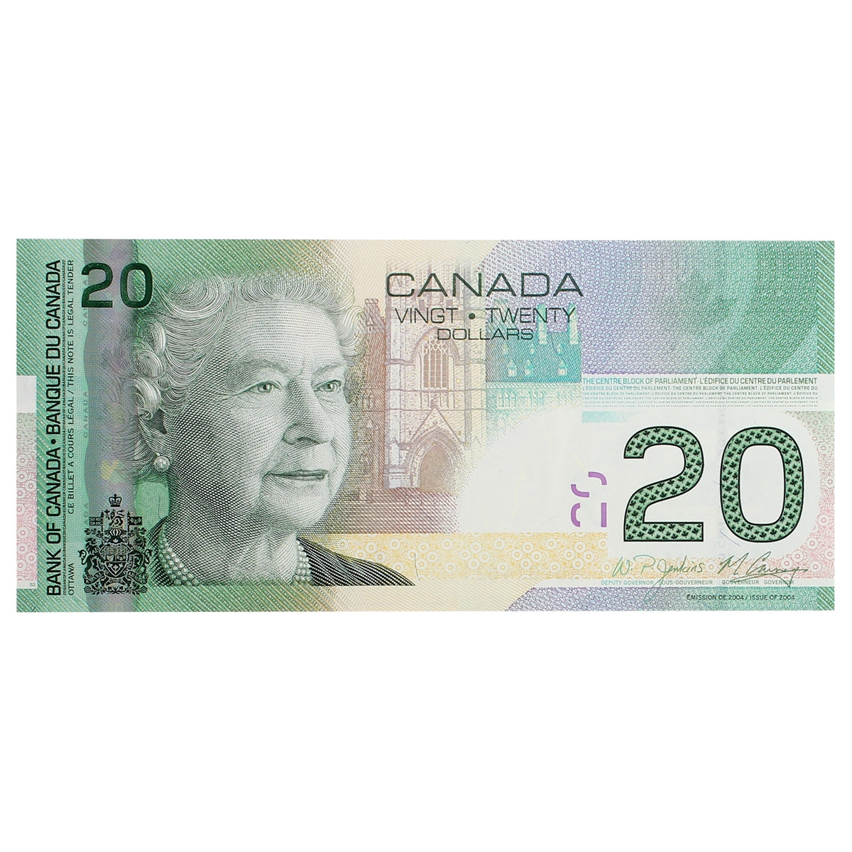 BC-64b 2009 Canada $20 Jenkins-Carney, EUV, Uncirculated (MS60)
