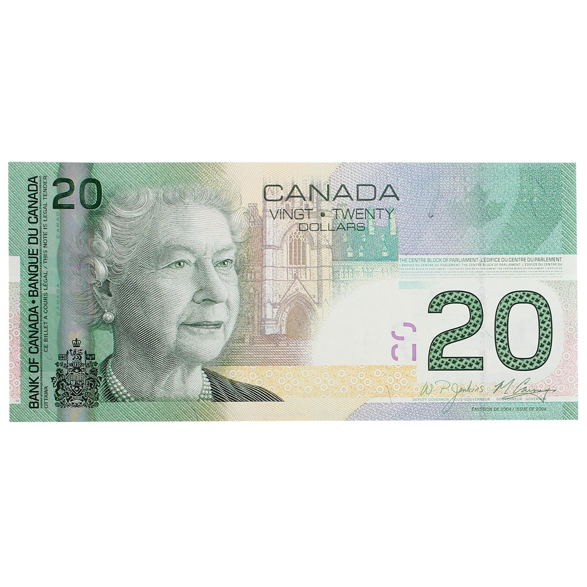 BC-64b 2009 Canada $20 Jenkins-Carney, EUZ, Uncirculated (MS60)