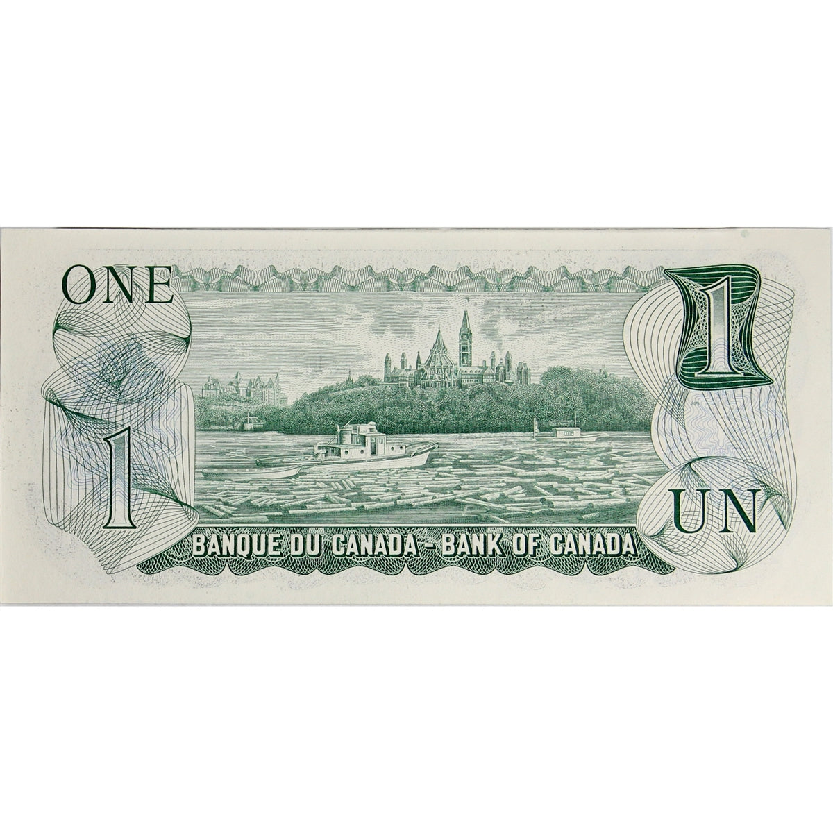 BC-46a 1973 Canada $1 Lawson-Bouey, OS, Choice Uncirculated (CUNC63)