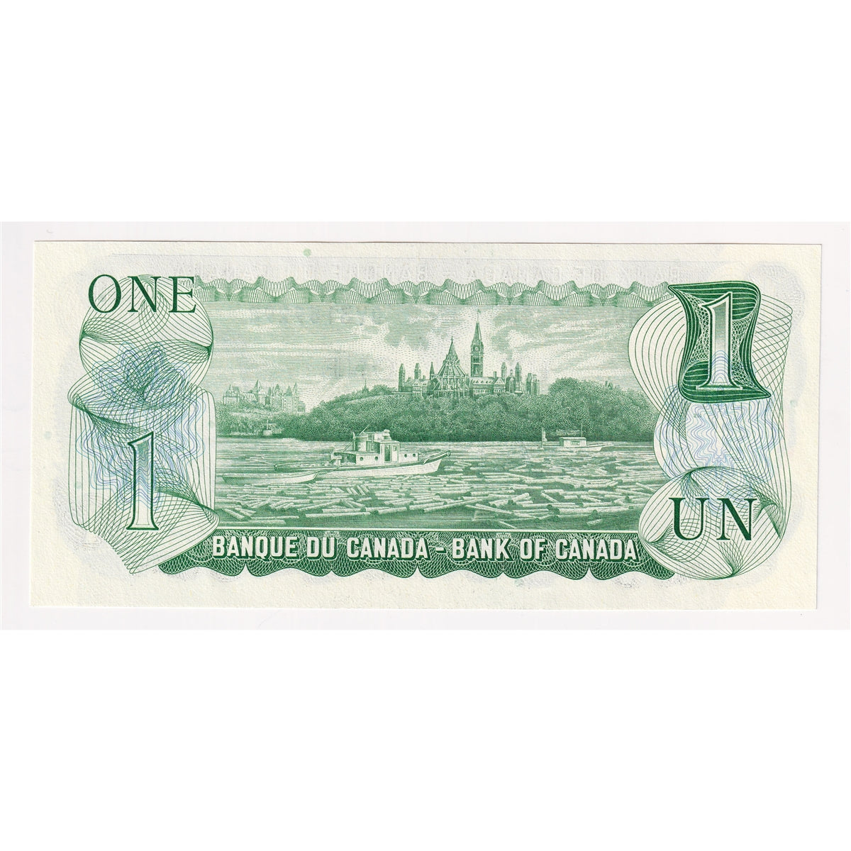 BC-46a 1973 Canada $1 Lawson-Bouey, OV, Uncirculated (MS60)