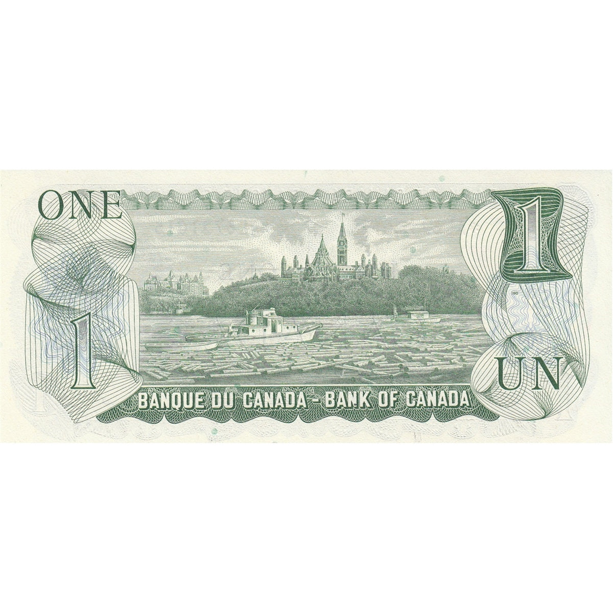 BC-46aA 1973 Canada $1 Lawson-Bouey, *AL, AU-UNC (AU55)