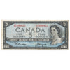 BC-39a-i 1954 Canada $5 Beattie-Coyne, X/C, VF