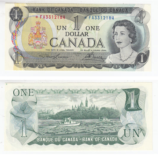 BC-46aA 1973 Canada $1 Lawson-Bouey, *FA, CUNC