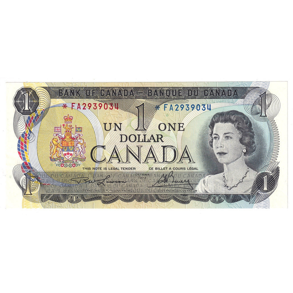 BC-46aA 1973 Canada $1 Lawson-Bouey, *FA, AU