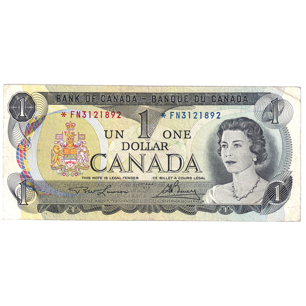 BC-46aA 1973 Canada $1 Lawson-Bouey, *FN, Uncirculated (MS60)