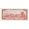 BC-38b 1954 Canada $2 Beattie-Rasminsky, Y/U, Very Fine (VF20)