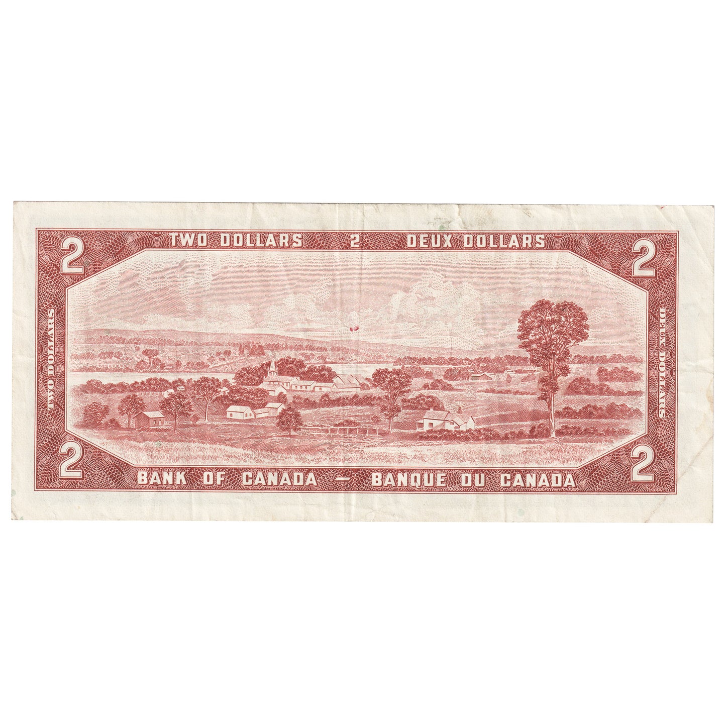 BC-38c 1954 Canada $2 Bouey-Rasminsky, G/G, Very Fine (VF20)