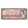BC-38c 1954 Canada $2 Bouey-Rasminsky, H/G, VF-EF
