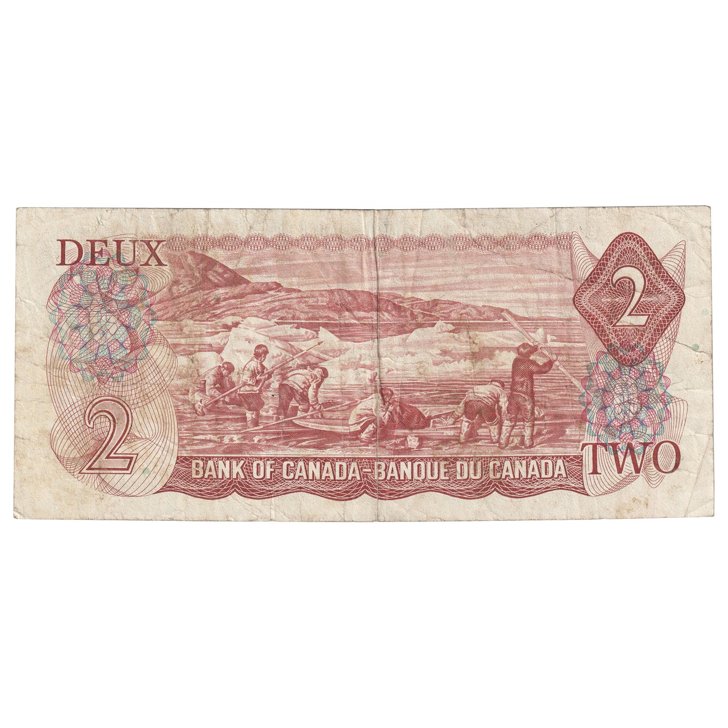 BC-47aT 1974 Canada $2 Lawson-Bouey, Test Note, RS, F-VF (F15)