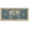 BC-23c 1937 Canada $5 Coyne-Towers, H/S, Circulated
