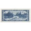BC-31a 1954 Canada $5 Coyne-Towers, Devil's Face, B/C, Extra Fine (EF40)