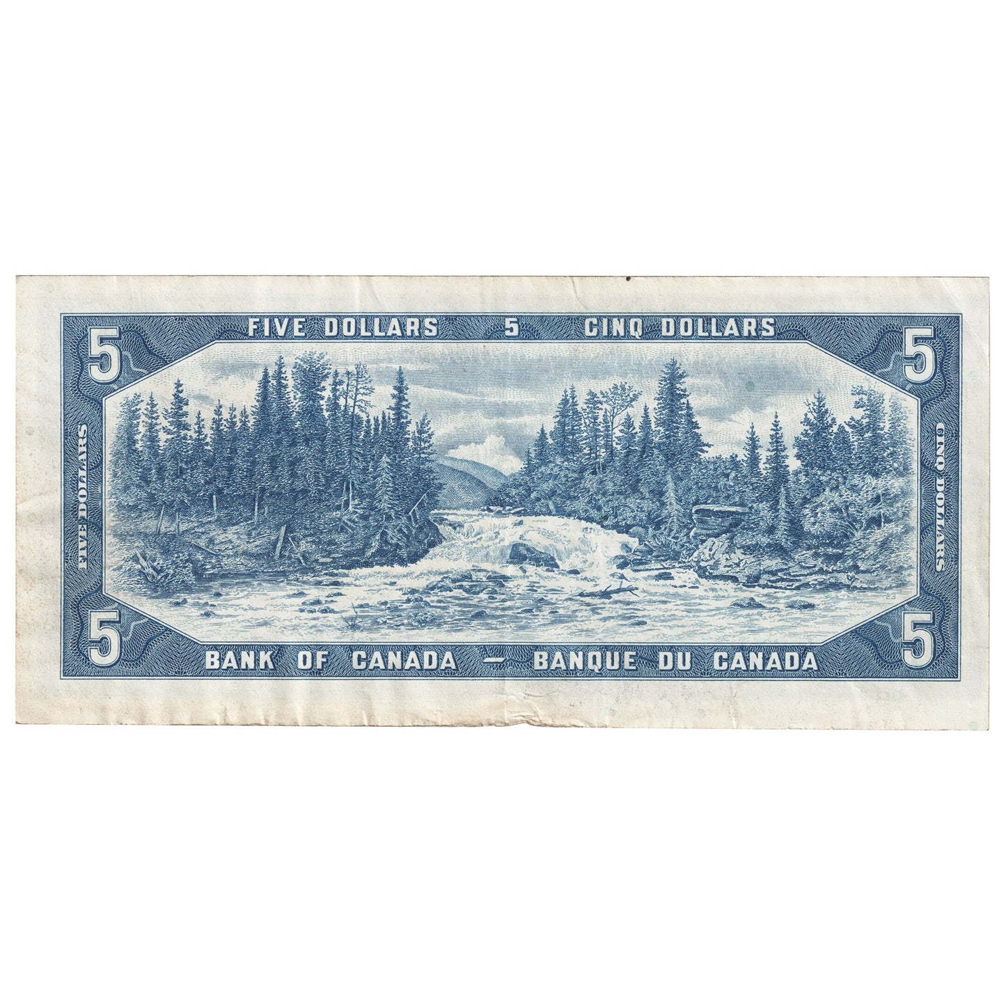 BC-39a 1954 Canada $5 Beattie-Coyne, K/C, EF-AU (EF45)