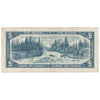 BC-39b 1954 Canada $5 Beattie-Rasminsky, A/S, Fine (F12)