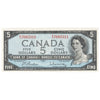 BC-39b 1954 Canada $5 Beattie-Rasminsky, R/S, AU-UNC (AU55)