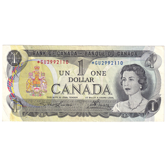 BC-46aA 1973 Canada $1 Lawson-Bouey, *GU, VF