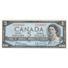 BC-39b 1954 Canada $5 Beattie-Rasminsky, Z/S, Uncirculated (MS60)