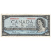 BC-39b 1954 Canada $5 Beattie-Rasminsky, E/X, Fine (F12)