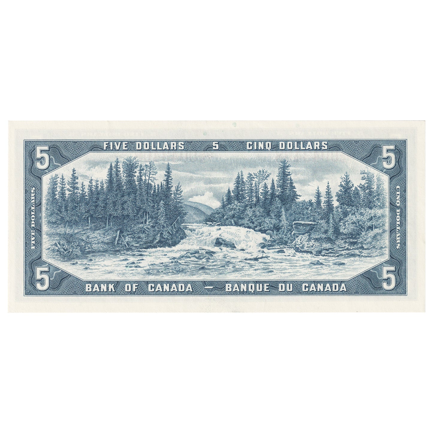 BC-39bA 1954 Canada $5 Beattie-Rasminsky, *S/S, Uncirculated (MS60)