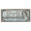 BC-39bA 1954 Canada $5 Beattie-Rasminsky, *V/S, F-VF