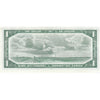 BC-37a 1954 Canada $1 Beattie-Coyne, Y/A, Almost Uncirculated (AU50)