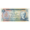 BC-48b 1972 Canada $5 Lawson-Bouey, CZ, Circulated