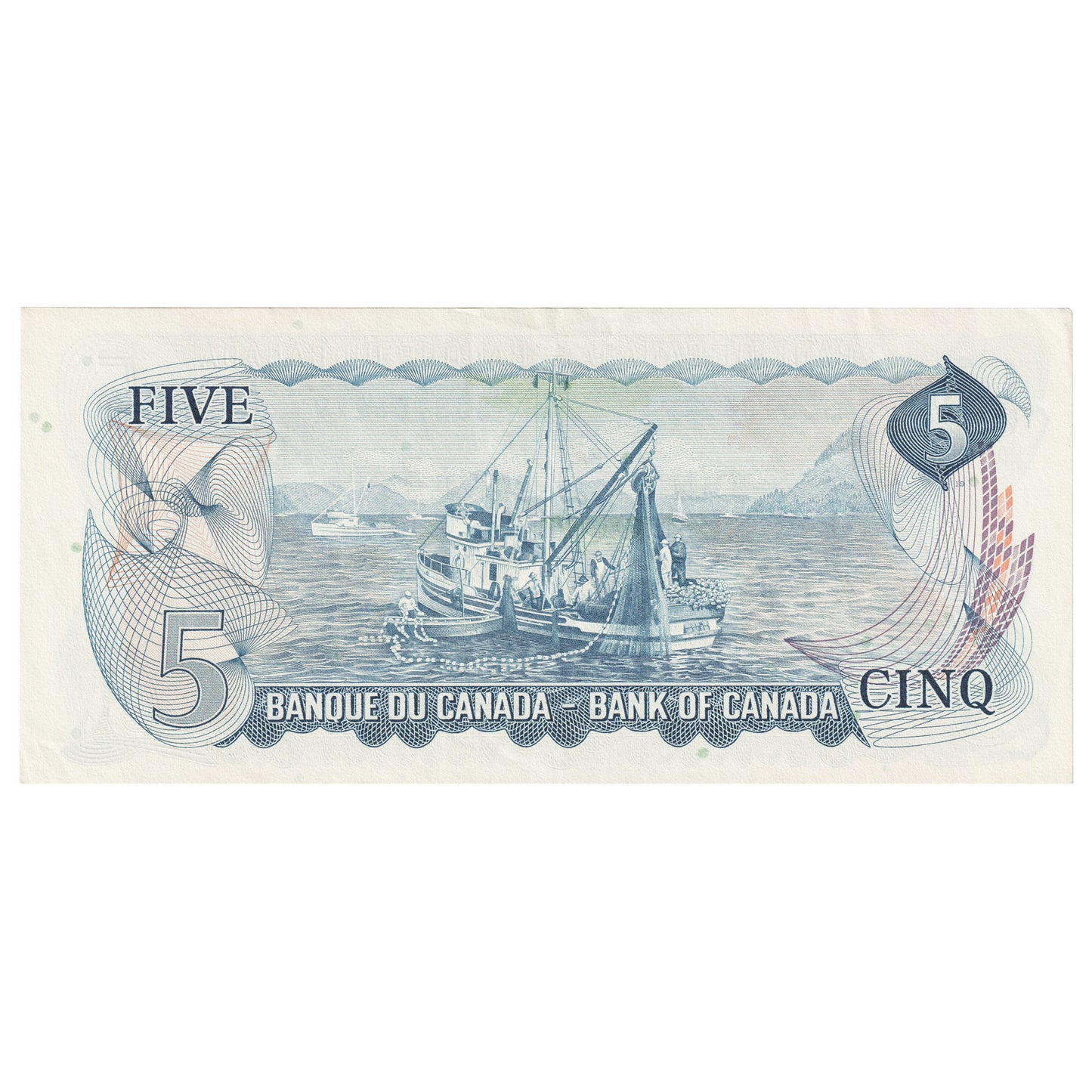 BC-48b 1972 Canada $5 Lawson-Bouey, SS, Extra Fine (EF40)