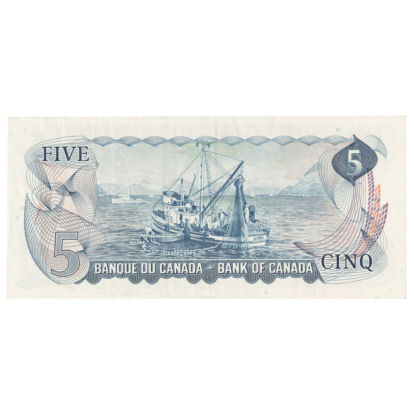 BC-48bA 1972 Canada $5 Lawson-Bouey, *CV, VF-EF (VF30)