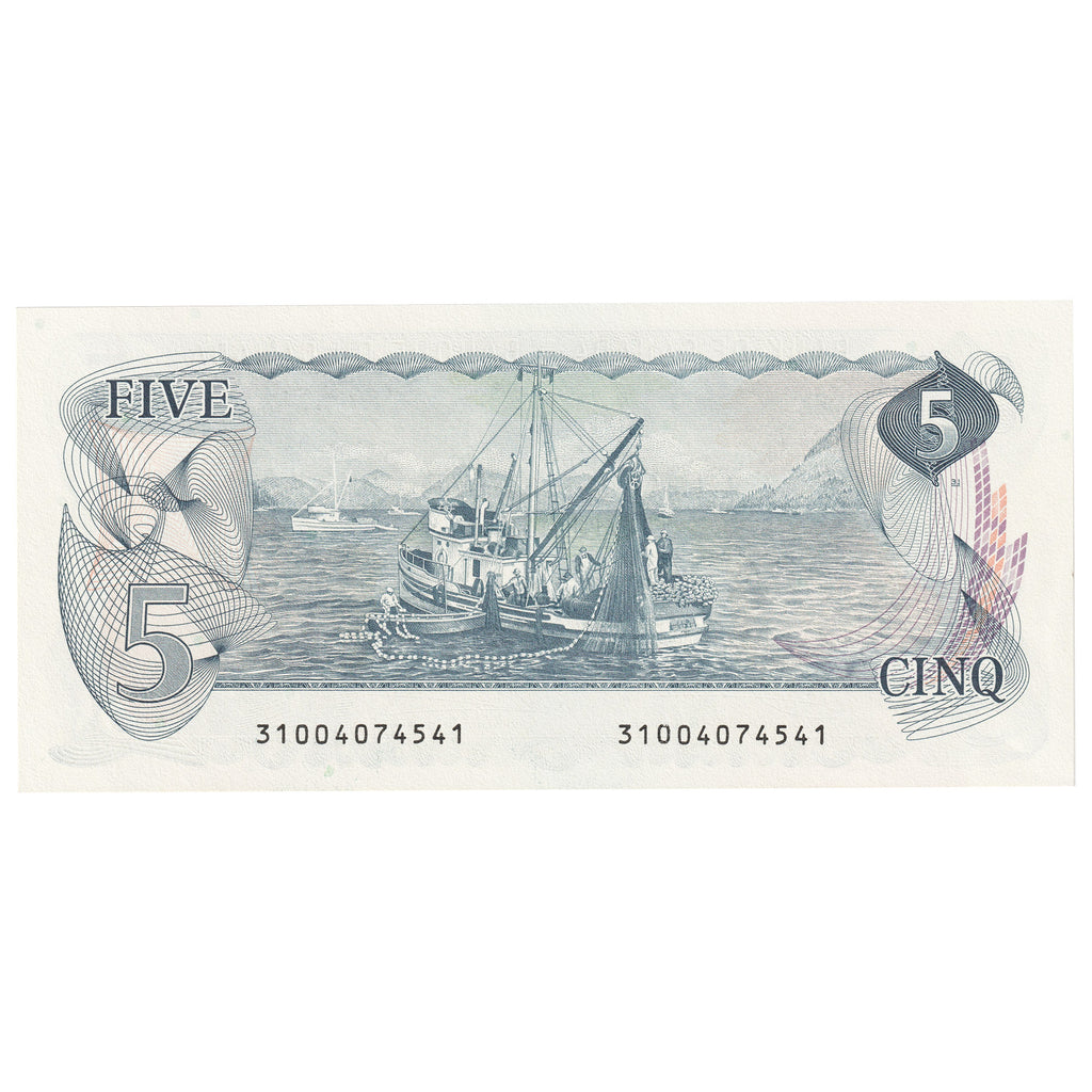 BC-53bA 1979 Canada $5 Crow-Bouey, 310, UNC