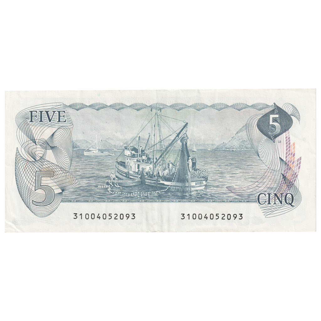 BC-53bA 1979 Canada $5 Crow-Bouey, 310, VF-EF