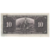 BC-24b 1937 Canada $10 Gordon-Towers, H/D, AU
