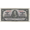 BC-24b 1937 Canada $10 Gordon-Towers, S/D, F-VF