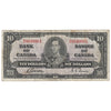 BC-24b 1937 Canada $10 Gordon-Towers, X/D, F-VF