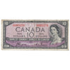 BC-32a 1954 Canada $10 Coyne-Towers, Devil's Face, A/D, F-VF