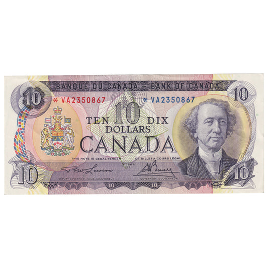 BC-49cA 1971 Canada $10 Lawson-Bouey, *VA, AU