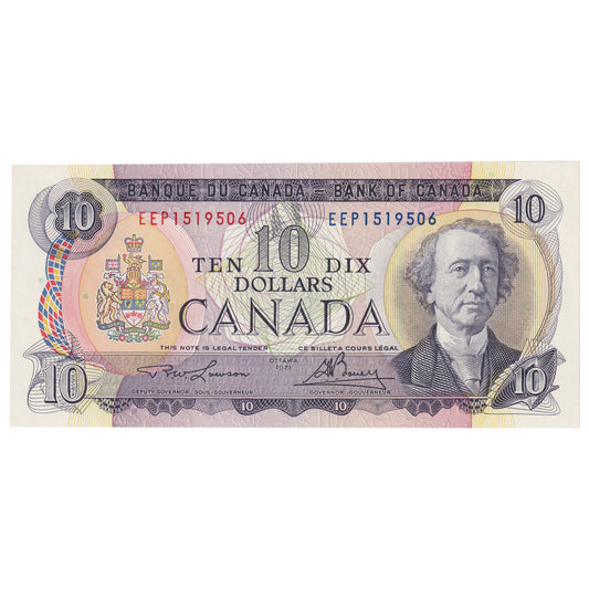 BC-49c-i 1971 Canada $10 Lawson-Bouey, EEP, CUNC