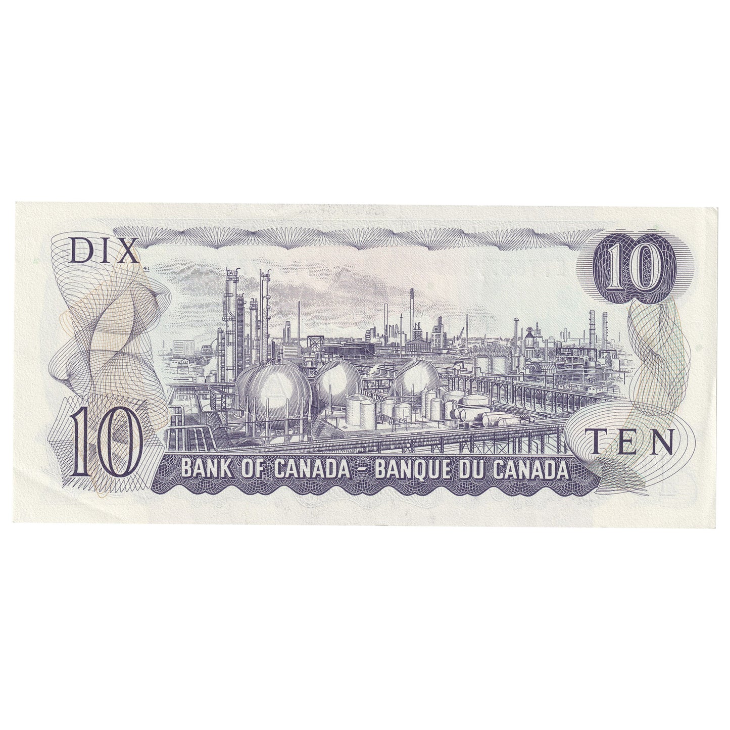 BC-49d 1971 Canada $10 Crow-Bouey, ETY, Almost Uncirculated (AU50)